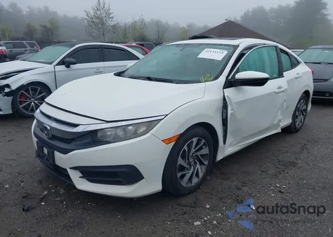 2016 Honda Civic Ex из США, поврежденный, VIN 19XFC2F77GE222778